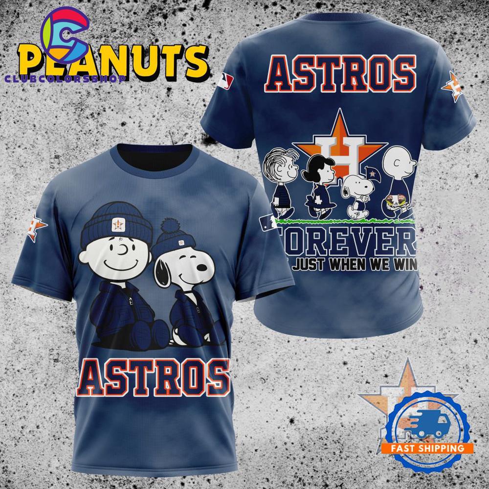 MLB Houston Astros Peanuts 75th Anniversary TShirt, Sweatshirt, Hoodie