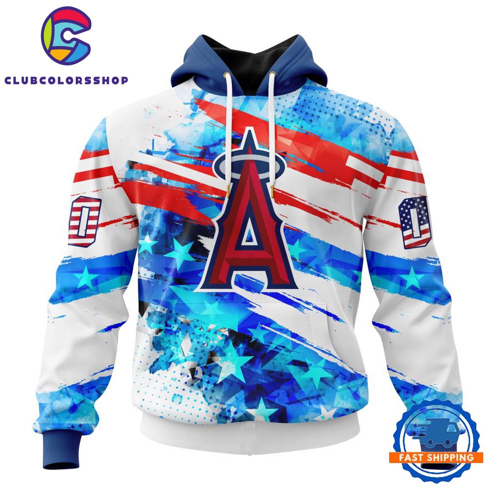 MLB Los Angeles Angels Special Independence Day 4th Of July Design Hoodie, T Shirt, Long Sleeve Shirt