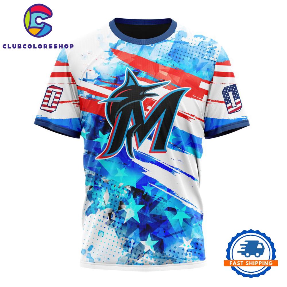 MLB Miami Marlins Special Independence Day 4th Of July Design Hoodie, T Shirt, Long Sleeve Shirt MLB Miami Marlins Special Independence Day 4th Of July Design Hoodie, T Shirt, Long Sleeve Shirt