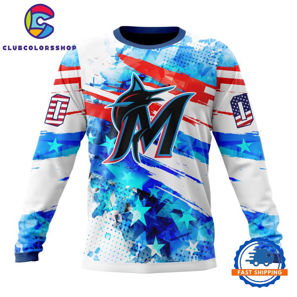 MLB Miami Marlins Special Independence Day 4th Of July Design Hoodie, T Shirt, Long Sleeve Shirt MLB Miami Marlins Special Independence Day 4th Of July Design Hoodie, T Shirt, Long Sleeve Shirt