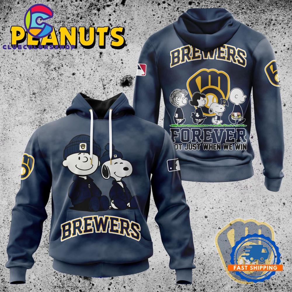 MLB Milwaukee Brewers Peanuts 75th Anniversary TShirt, Sweatshirt, Hoodie MLB Milwaukee Brewers Peanuts 75th Anniversary TShirt, Sweatshirt, Hoodie