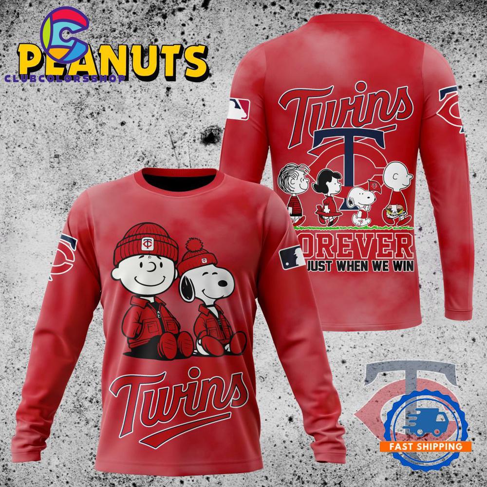 MLB Minnesota Twins Peanuts 75th Anniversary TShirt, Sweatshirt, Hoodie MLB Minnesota Twins Peanuts 75th Anniversary TShirt, Sweatshirt, Hoodie