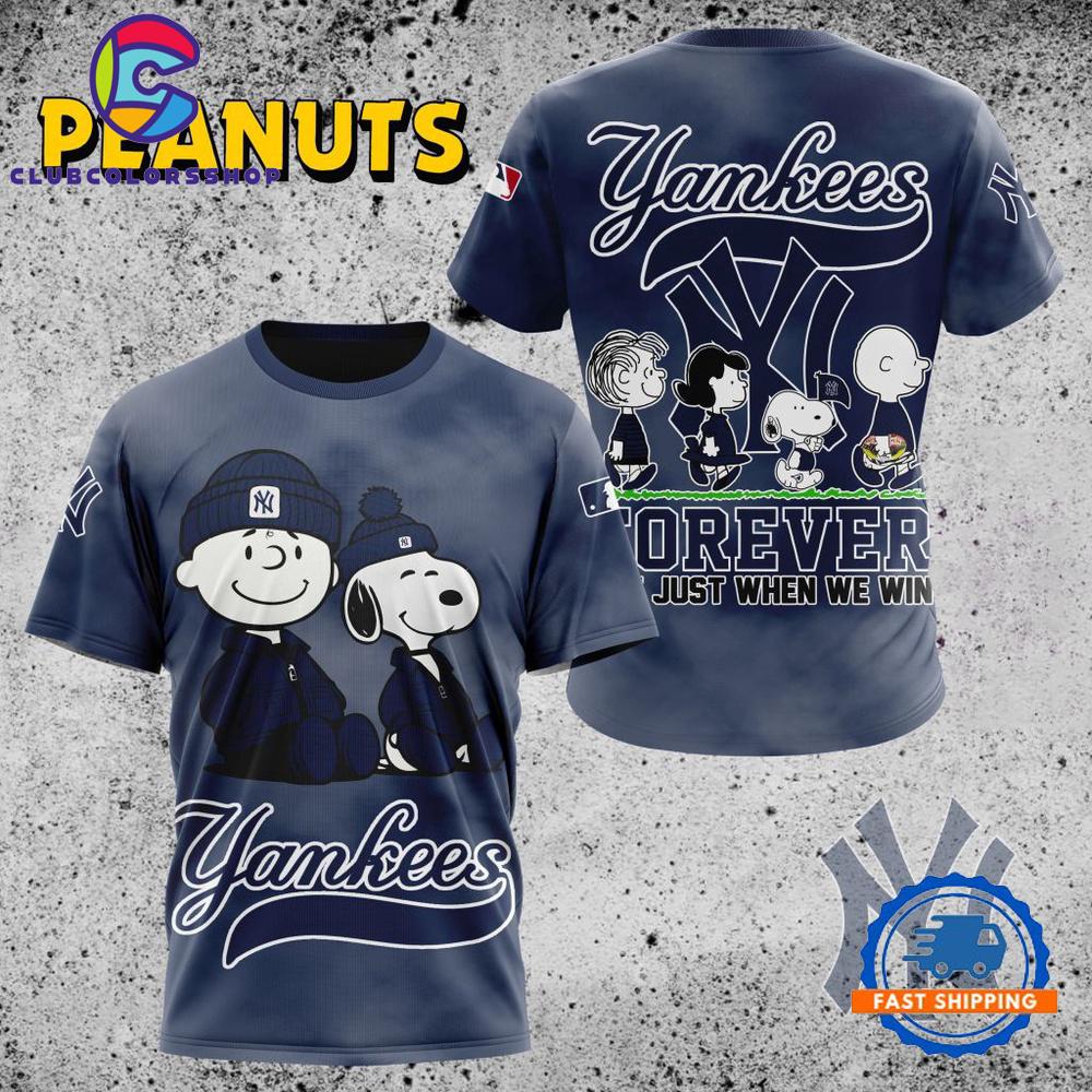 MLB New York Yankees Peanuts 75th Anniversary TShirt, Sweatshirt, Hoodie