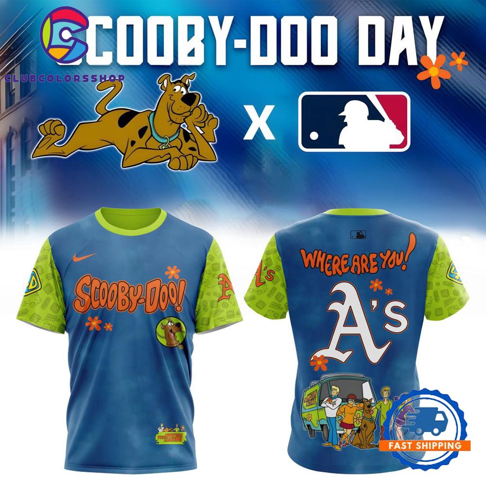 MLB Oakland Athletics x Scooby-Doo T Shirt, Hoodie, Sweatshirt
