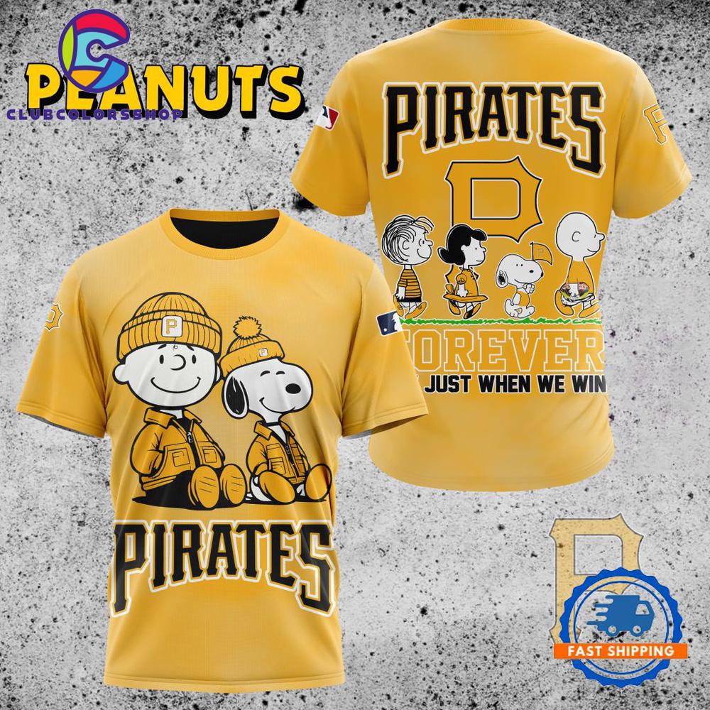 MLB Pittsburgh Pirates Peanuts 75th Anniversary TShirt, Sweatshirt, Hoodie