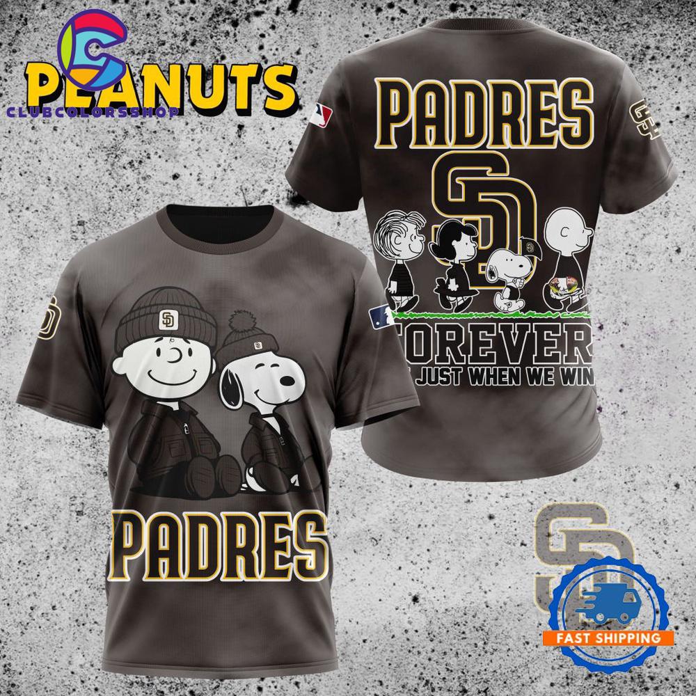 MLB San Diego Padres Peanuts 75th Anniversary TShirt, Sweatshirt, Hoodie