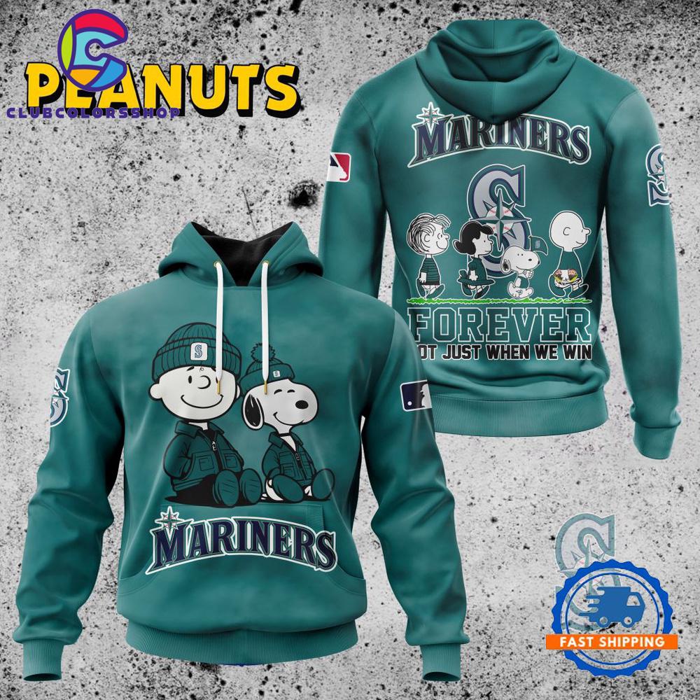 MLB Seattle Mariners Peanuts 75th Anniversary TShirt, Sweatshirt, Hoodie MLB Seattle Mariners Peanuts 75th Anniversary TShirt, Sweatshirt, Hoodie
