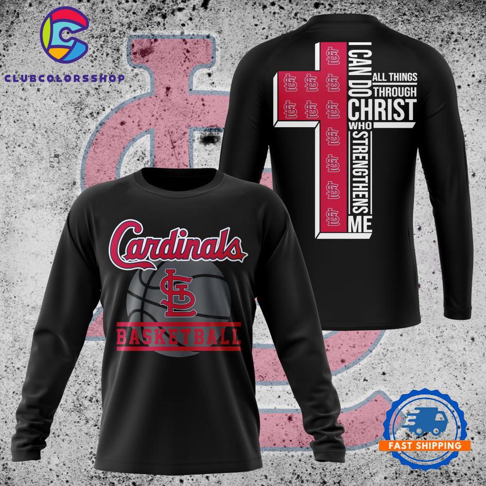 MLB St. Louis Cardinals I Can Do Christ All Things Through Who Strengthens Me TShirt, Hoodie, Sweatshirt MLB St. Louis Cardinals I Can Do Christ All Things Through Who Strengthens Me TShirt, Hoodie, Sweatshirt