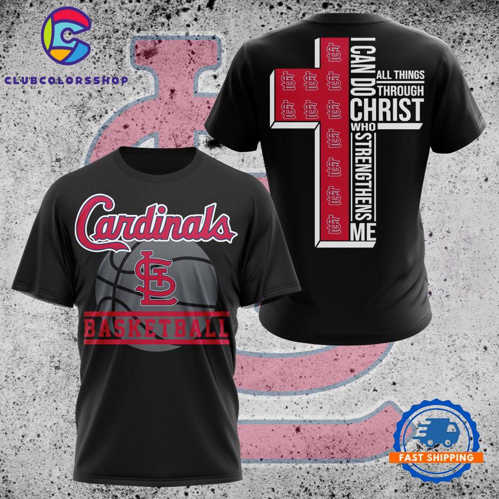 MLB St. Louis Cardinals I Can Do Christ All Things Through Who Strengthens Me TShirt, Hoodie, Sweatshirt