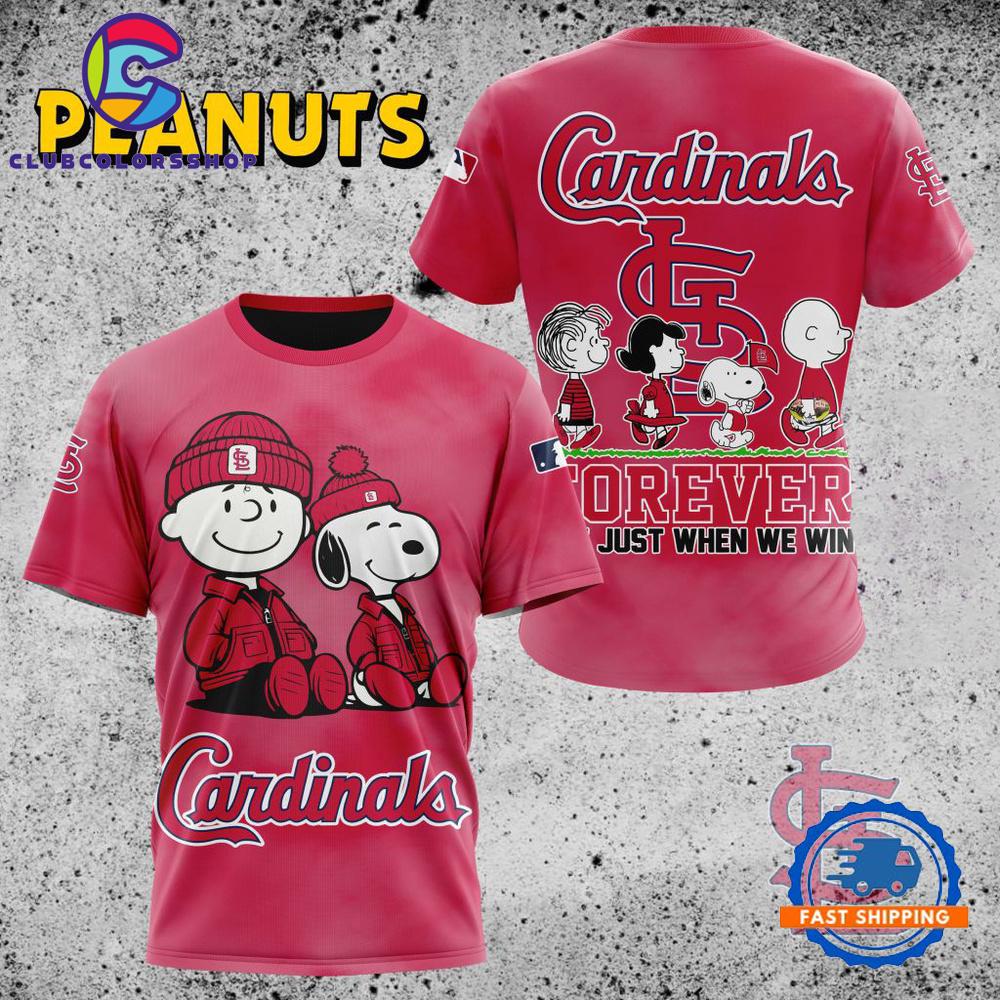 MLB St. Louis Cardinals Peanuts 75th Anniversary TShirt, Sweatshirt, Hoodie