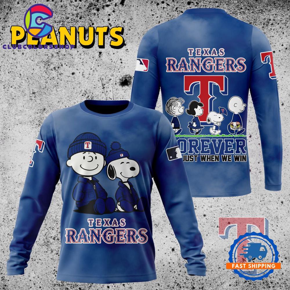 MLB Texas Rangers Peanuts 75th Anniversary TShirt, Sweatshirt, Hoodie MLB Texas Rangers Peanuts 75th Anniversary TShirt, Sweatshirt, Hoodie
