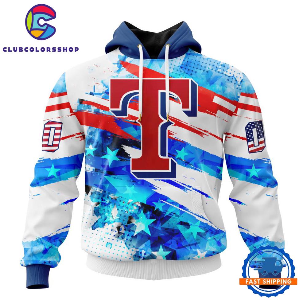 MLB Texas Rangers Special Independence Day 4th Of July Design Hoodie, T Shirt, Long Sleeve Shirt