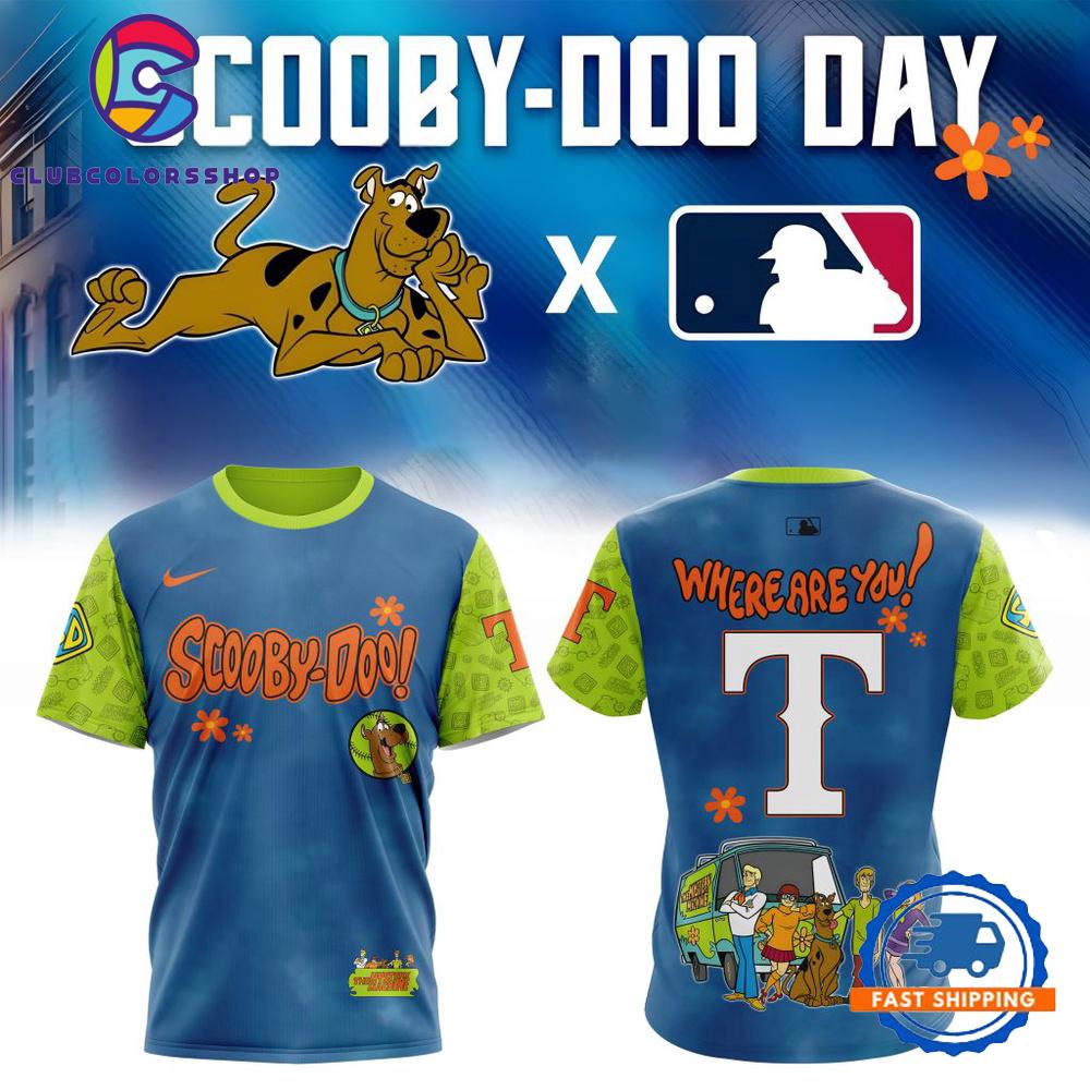 MLB Texas Rangers x Scooby-Doo T Shirt, Hoodie, Sweatshirt