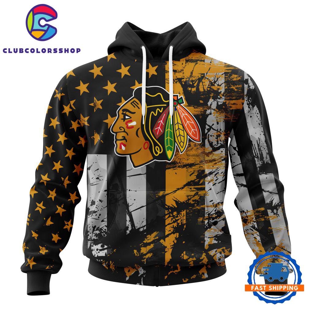 Chicago BlackHawks Specialized Jersey For America Hoodie, T Shirt, Long Sleeve Shirt