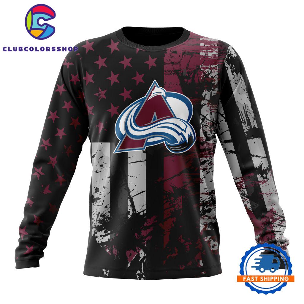 Colorado Avalanche Specialized Jersey For America Hoodie, T Shirt, Long Sleeve Shirt