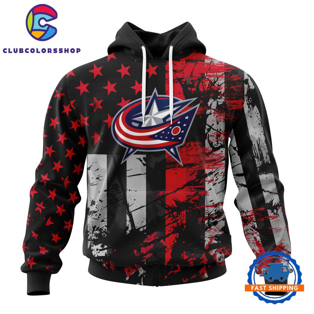 Columbus Blue Jackets Specialized Jersey For America Hoodie, T Shirt, Long Sleeve Shirt