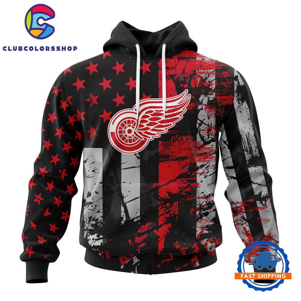 Detroit Red Wings Specialized Jersey For America Hoodie, T Shirt, Long Sleeve Shirt