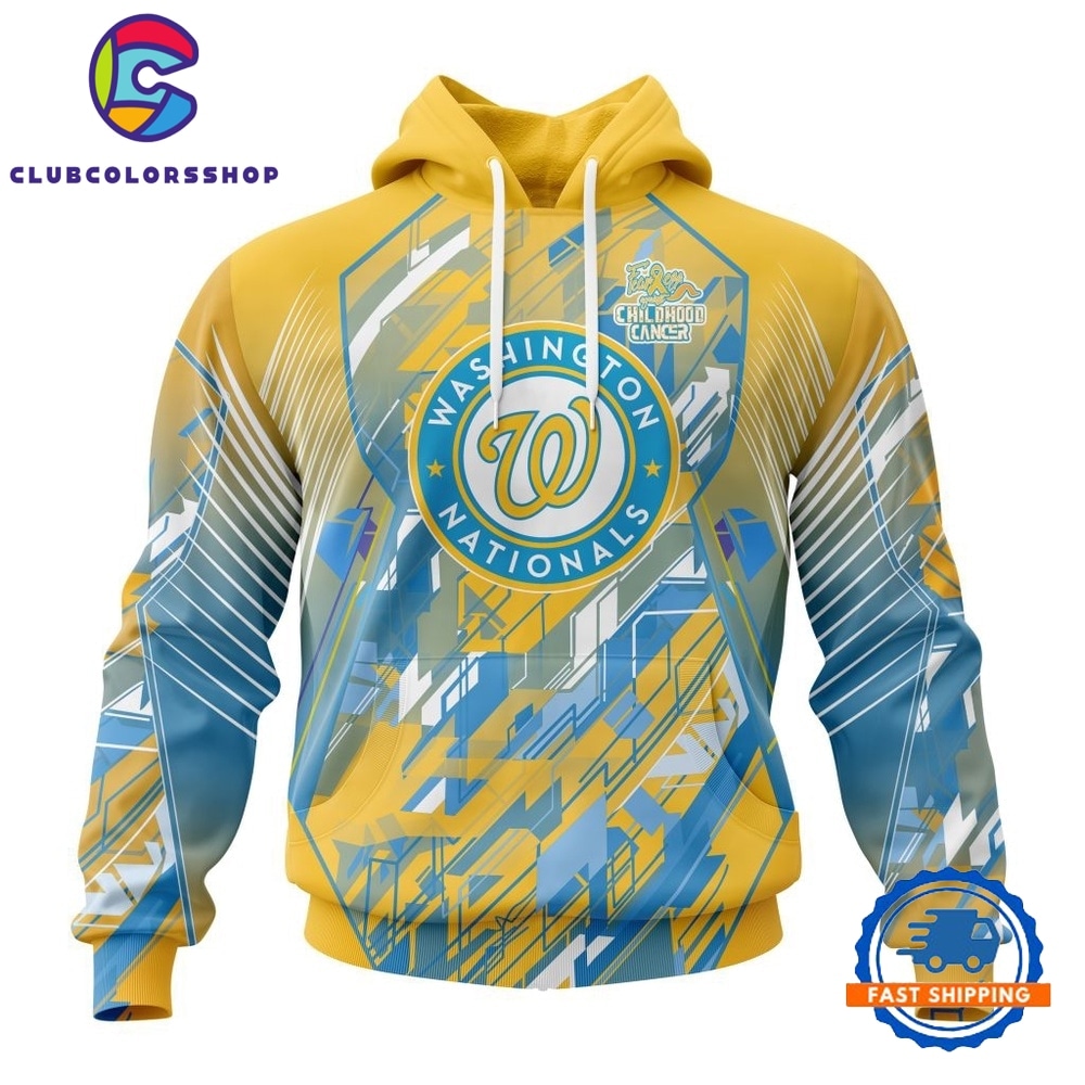 MLB Washington Nationals Specialized Design Fearless Against Childhood Cancers Hoodie, T Shirt