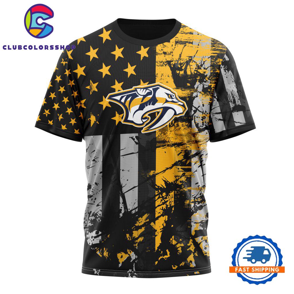 Nashville Predators Specialized Jersey For America Hoodie, T Shirt, Long Sleeve Shirt