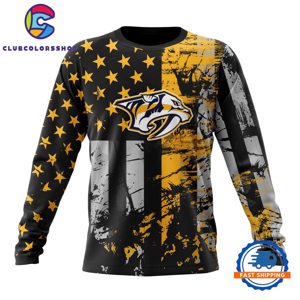 Nashville Predators Specialized Jersey For America Hoodie, T Shirt, Long Sleeve Shirt