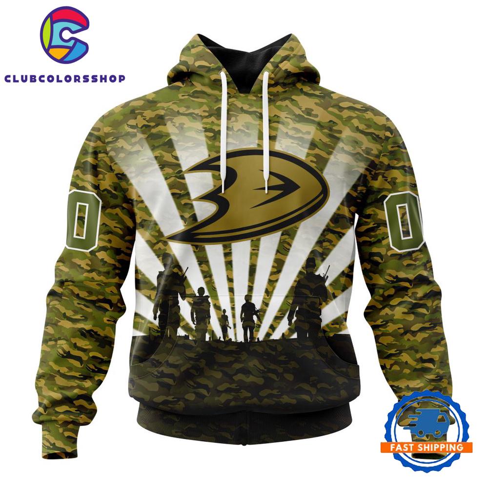 NHL Anaheim Ducks Military Camo Kits For Veterans Day And Rememberance Day Hoodie, T Shirt