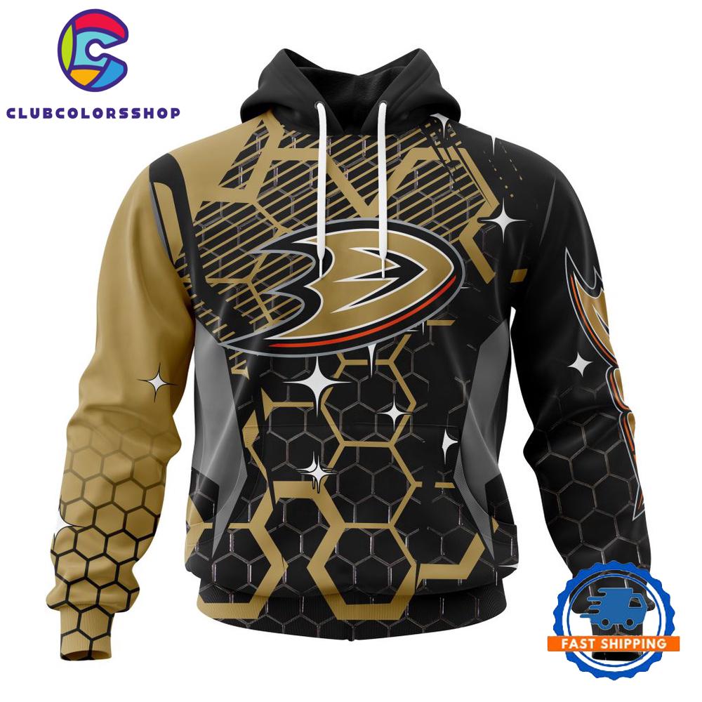 NHL Anaheim Ducks Specialized Design With MotoCross Syle Hoodie, T Shirt