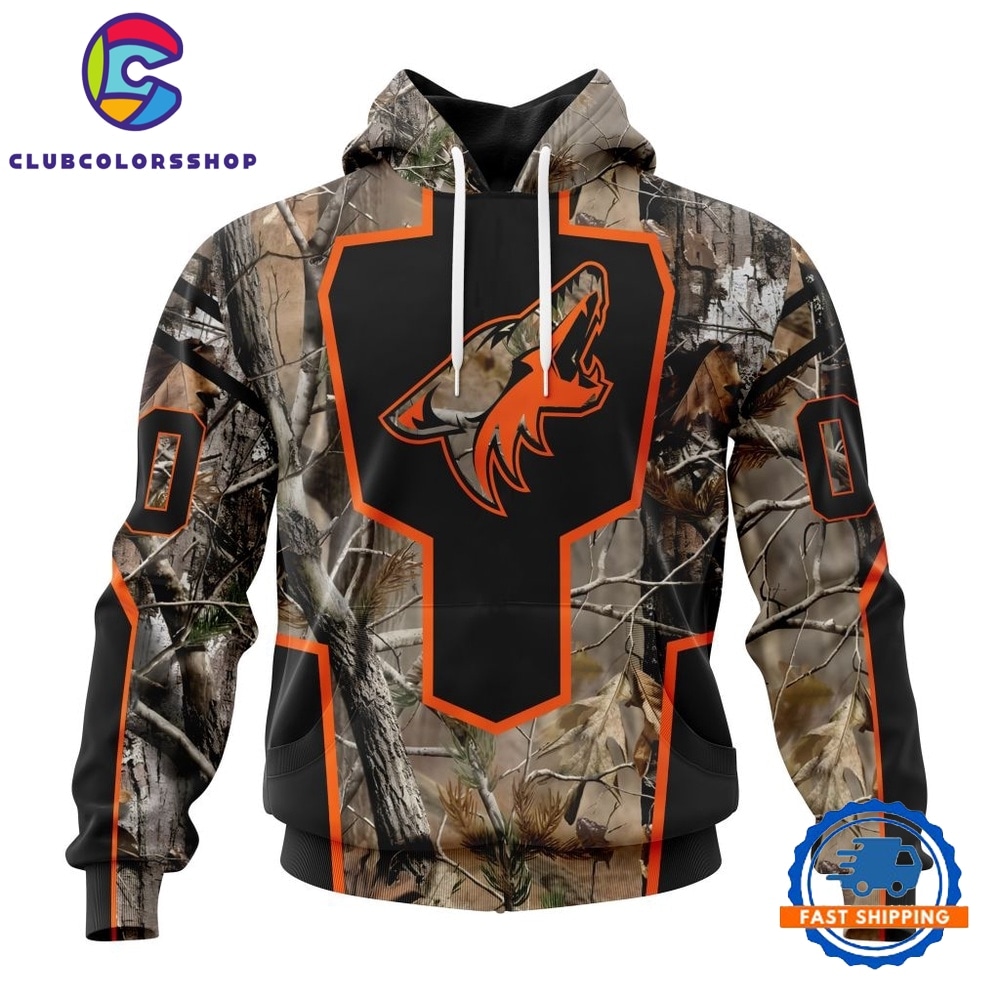 NHL Arizona Coyotes Special Camo Realtree Hunting Hoodie, T Shirt