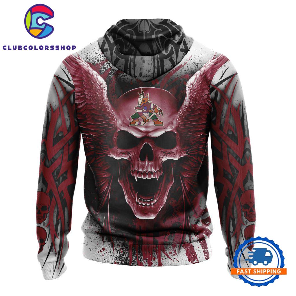 NHL Arizona Coyotes Special Kits With Skull Art Hoodie, T Shirt NHL Arizona Coyotes Special Kits With Skull Art Hoodie, T Shirt
