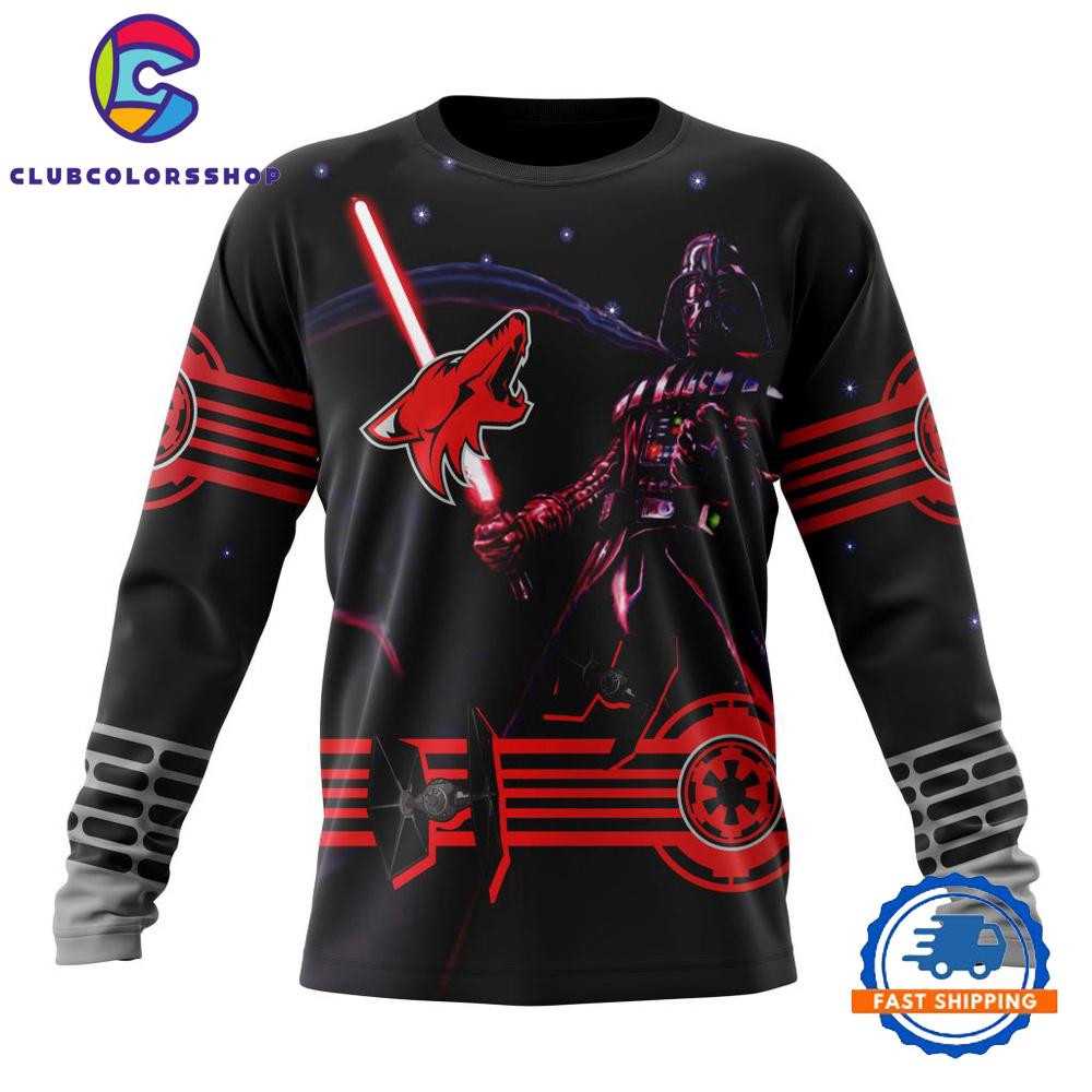 NHL Arizona Coyotes Specialized Starwar Darth Vader Version Hoodie, T Shirt NHL Arizona Coyotes Specialized Starwar Darth Vader Version Hoodie, T Shirt