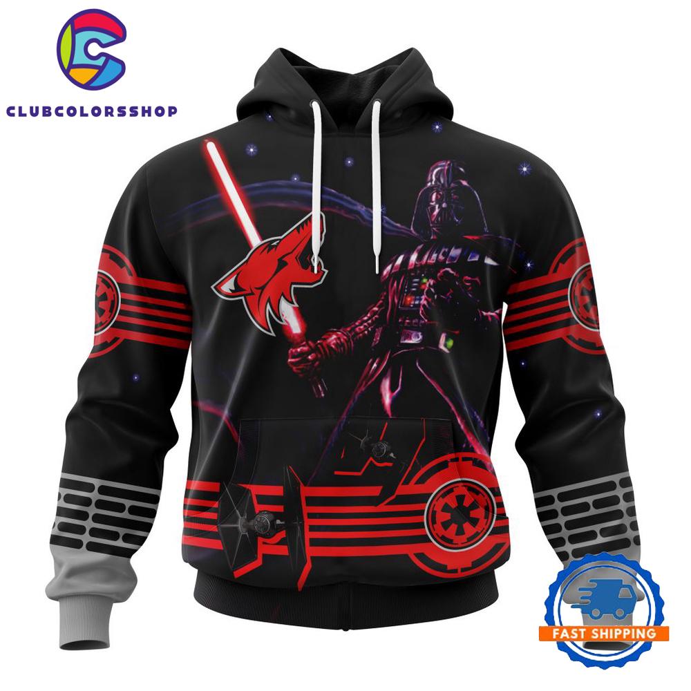 NHL Arizona Coyotes Specialized Starwar Darth Vader Version Hoodie, T Shirt