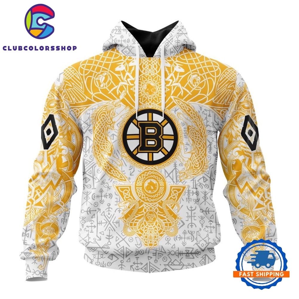 NHL Boston Bruins Special Norse Viking Symbols Hoodie, T Shirt