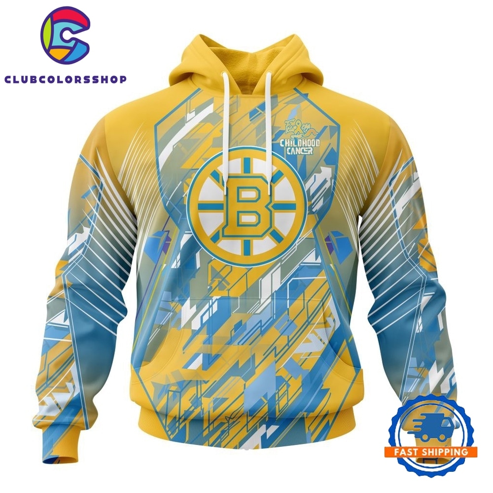 NHL Boston Bruins Specialized Design Fearless Against Childhood Cancers Hoodie, T Shirt