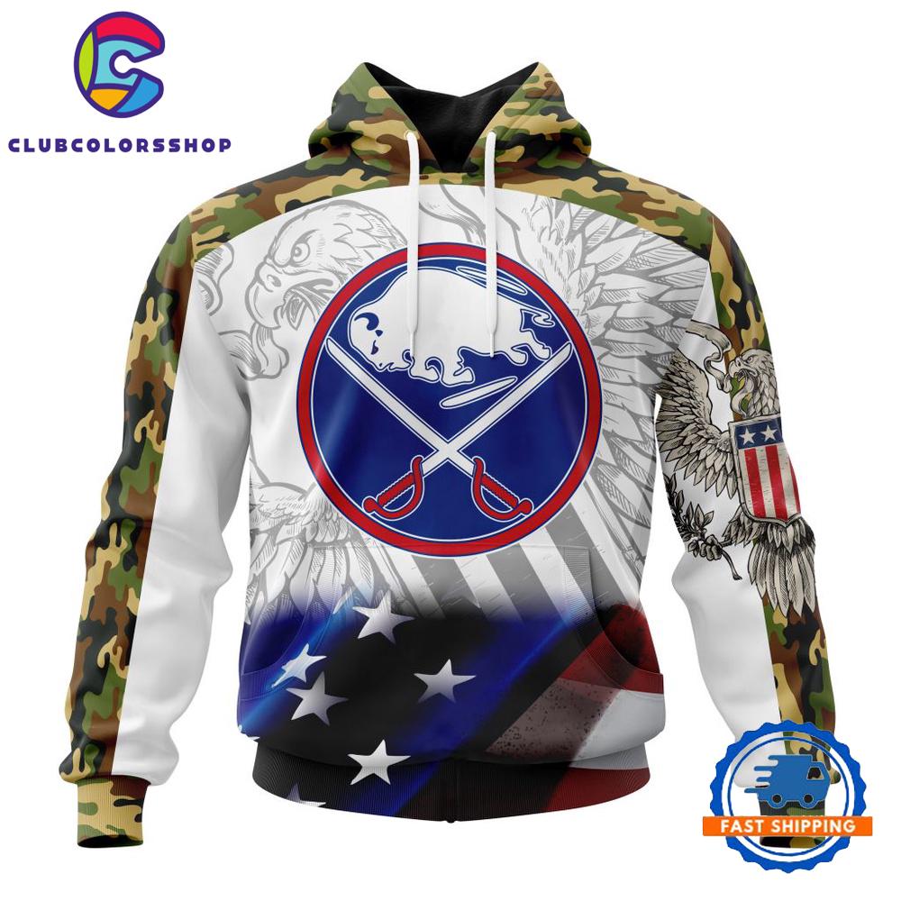 NHL Buffalo Sabres Specialized Design With Our America Flag And Our America Eagle Hoodie, T Shirt