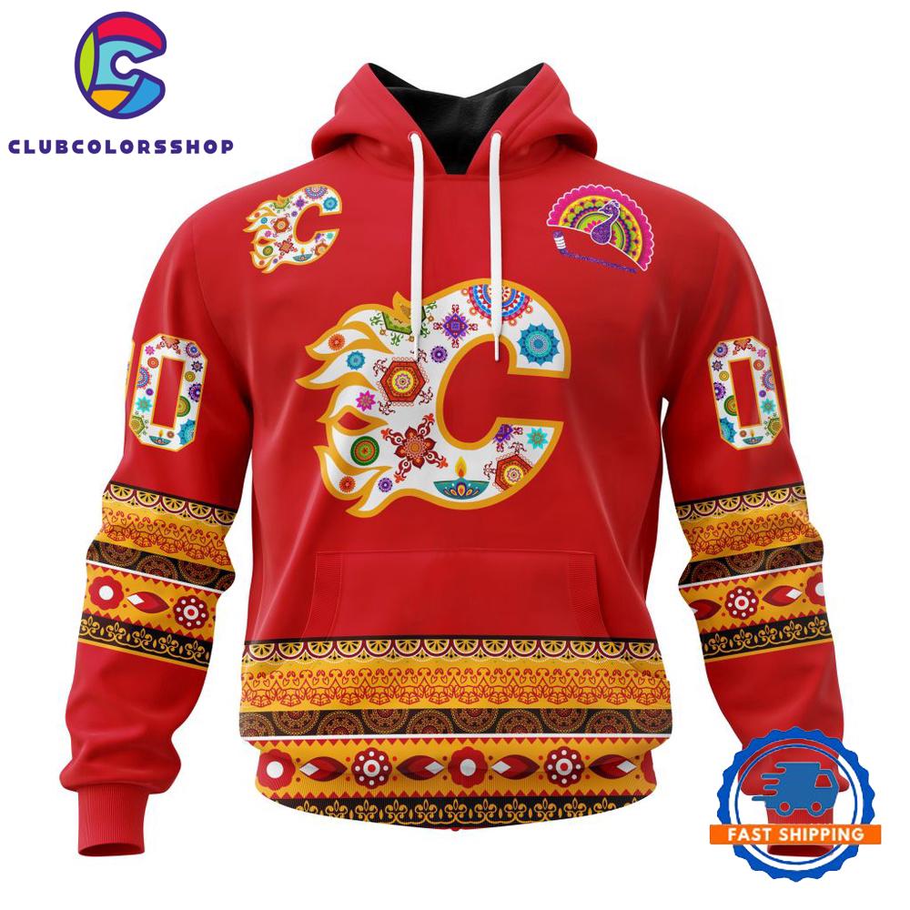 NHL Calgary Flames Specialized Jersey Hockey For All Diwali Festival Hoodie, T Shirt