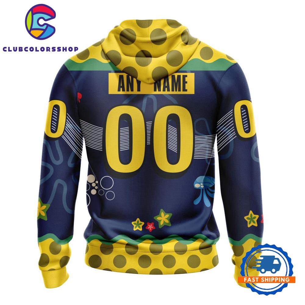 NHL Calgary Flames Specialized Jersey With SpongeBob Hoodie, T Shirt NHL Calgary Flames Specialized Jersey With SpongeBob Hoodie, T Shirt