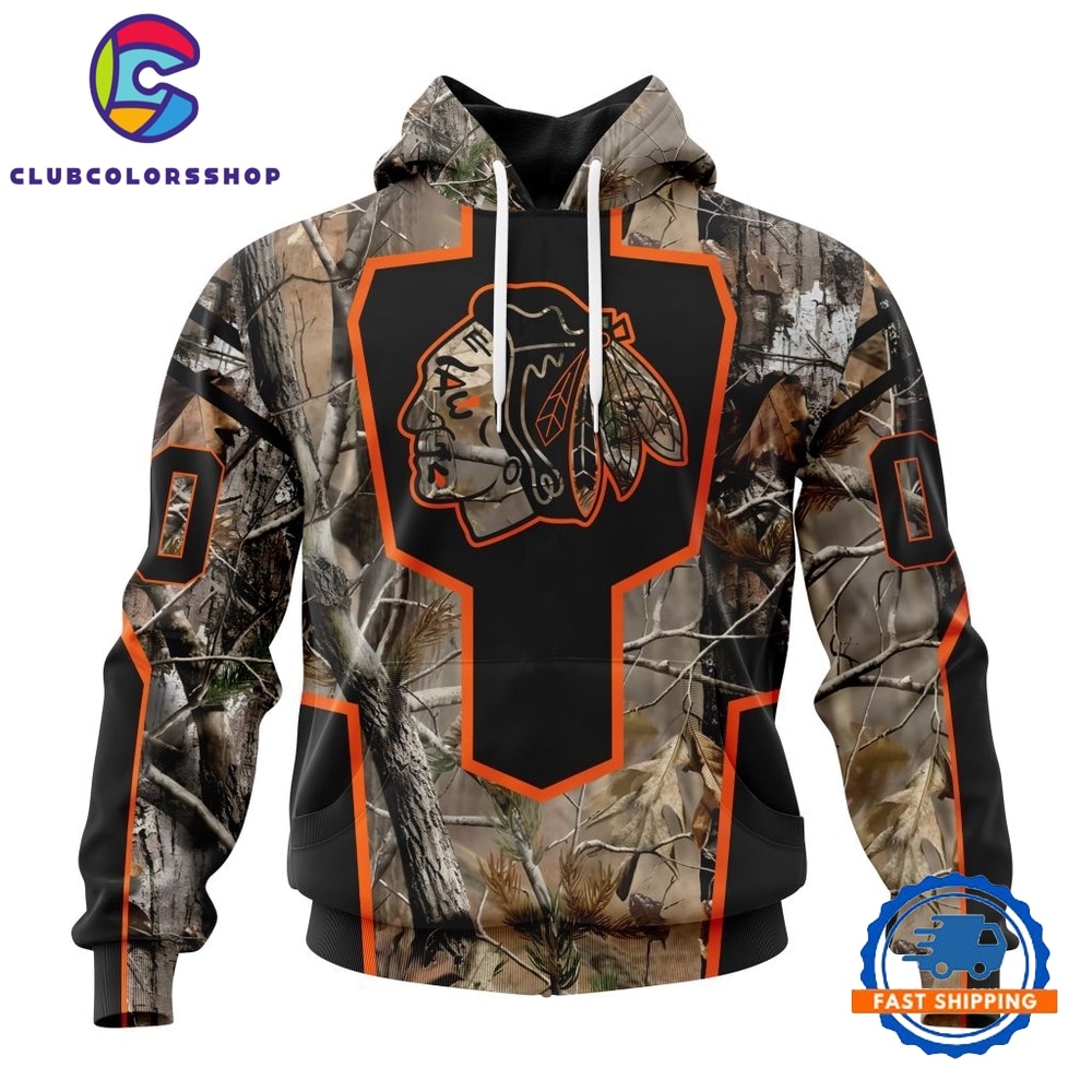 NHL Chicago Blackhawks Special Camo Realtree Hunting Hoodie, T Shirt