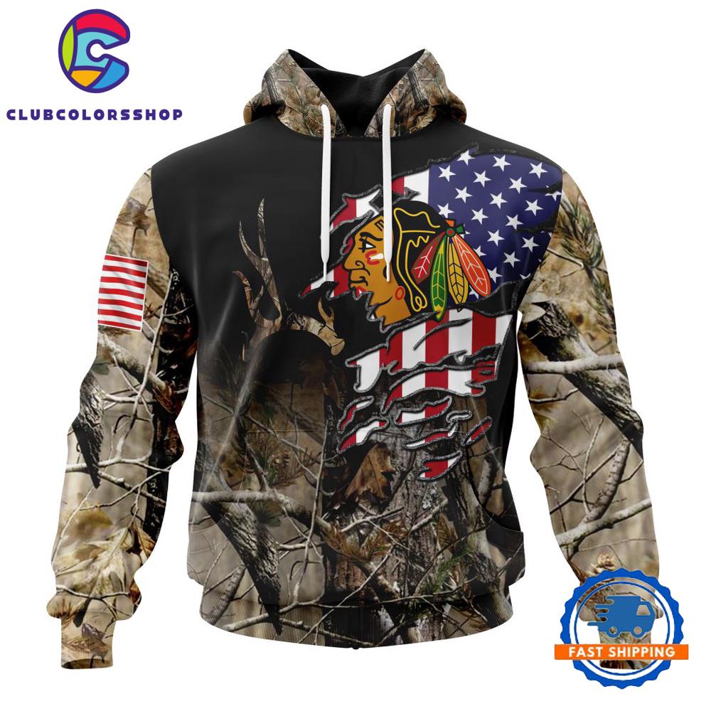 NHL Chicago Blackhawks Special Camo Realtree Hunting Hoodie, TShirt, Long Sleeve Shirt