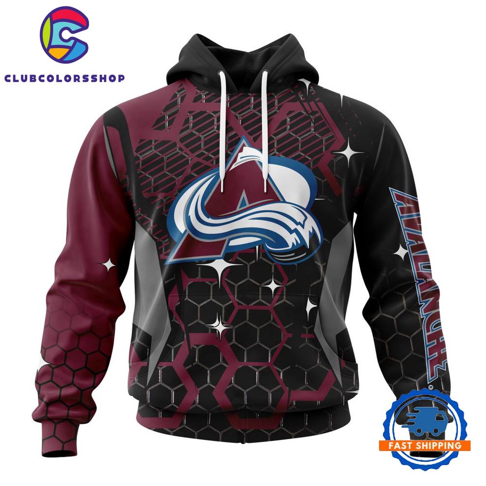 NHL Colorado Avalanche Specialized Design With MotoCross Syle Hoodie, T Shirt