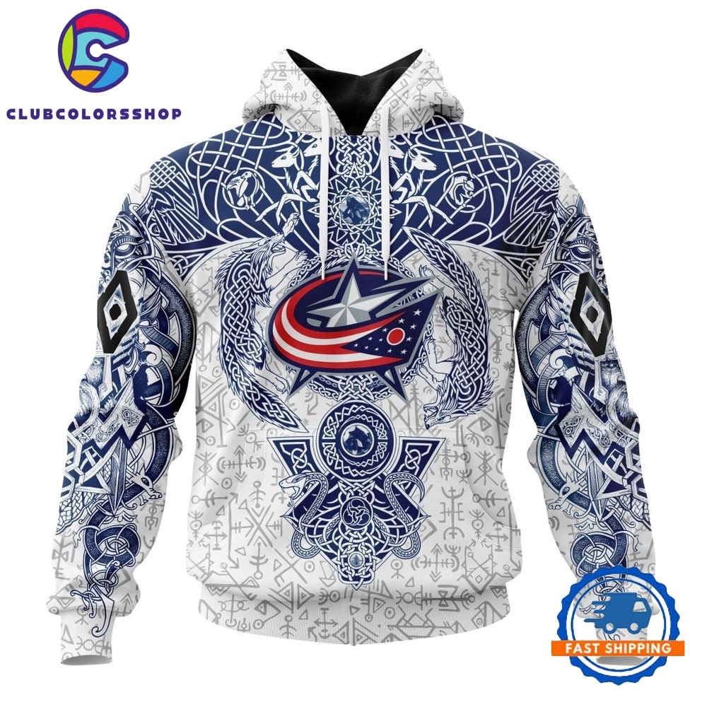 NHL Columbus Blue Jackets Special Norse Viking Symbols Hoodie, T Shirt