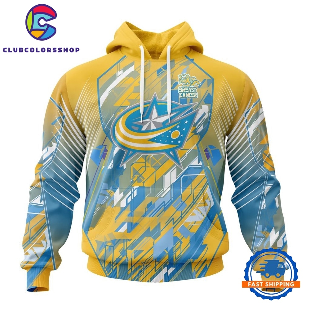 NHL Columbus Blue Jackets Specialized Design Fearless Against Childhood Cancers Hoodie, T Shirt