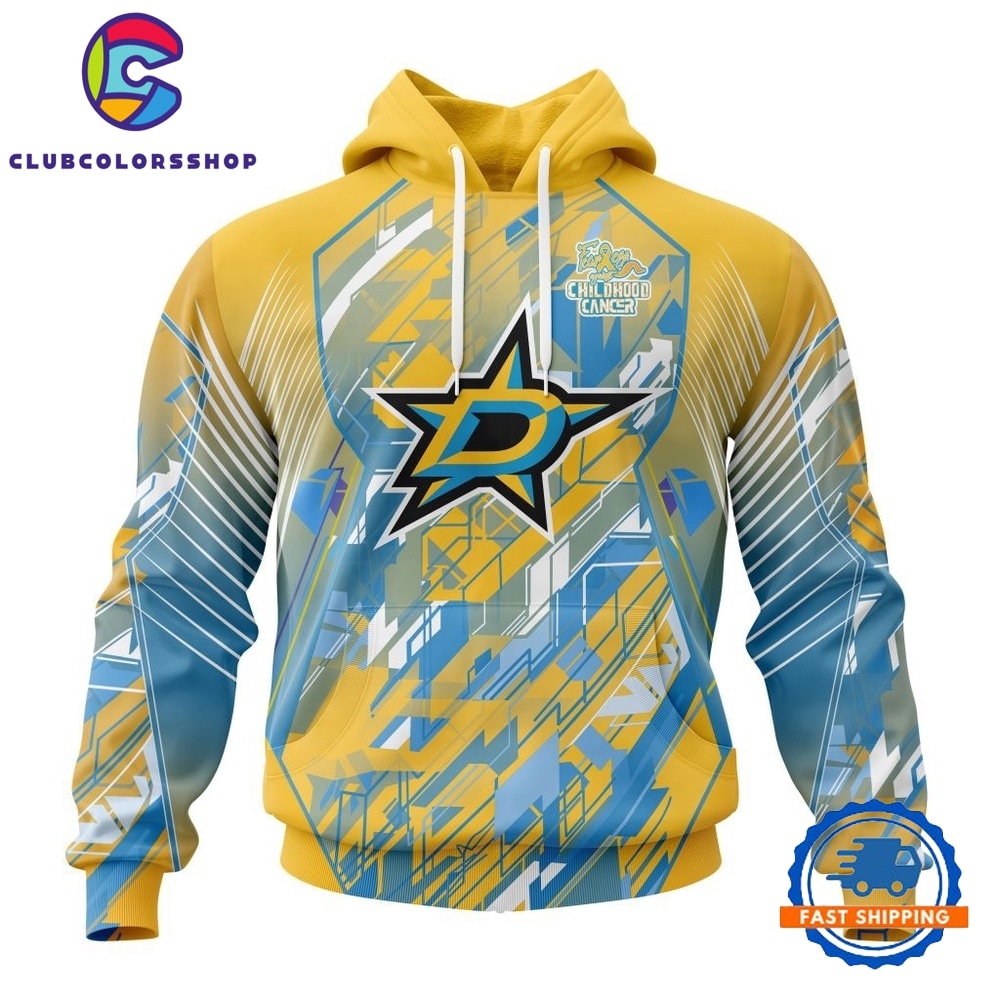 NHL Dallas Stars Specialized Design Fearless Against Childhood Cancers Hoodie, T Shirt