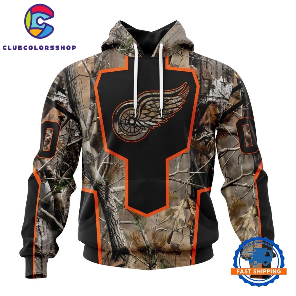 NHL Detroit Red Wings Special Camo Realtree Hunting Hoodie, T Shirt