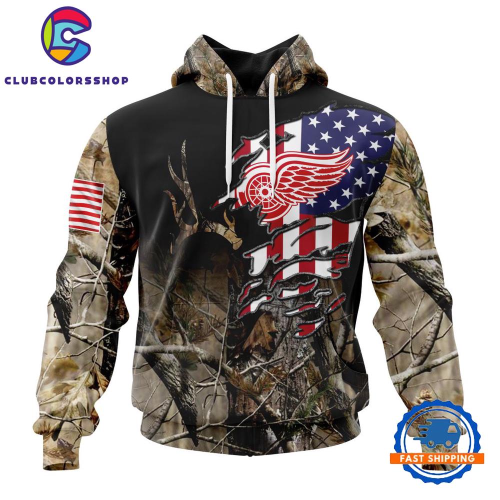 NHL Detroit Red Wings Special Camo Realtree Hunting Hoodie, TShirt, Long Sleeve Shirt