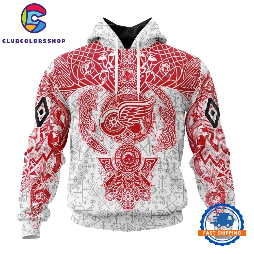 NHL Detroit Red Wings Special Norse Viking Symbols Hoodie, T Shirt