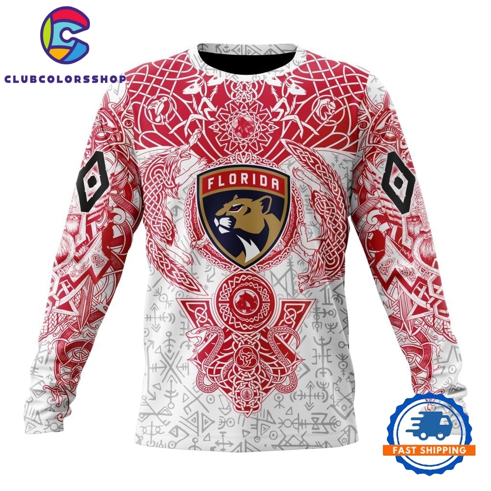 NHL Florida Panthers Special Norse Viking Symbols Hoodie, T Shirt 3