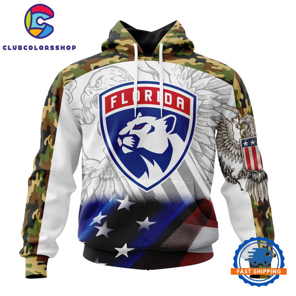 NHL Florida Panthers Specialized Design With Our America Flag And Our America Eagle Hoodie, T Shirt