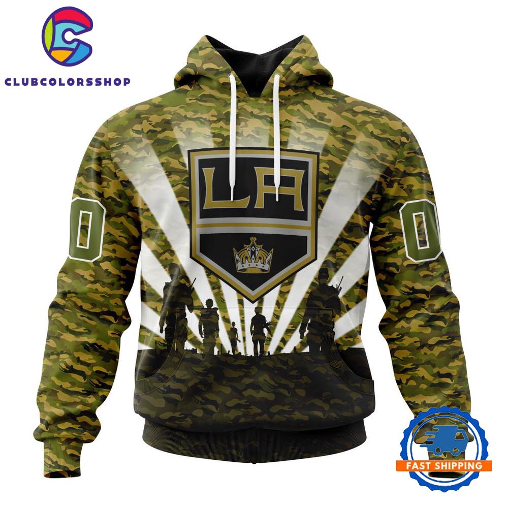 NHL Los Angeles Kings Military Camo Kits For Veterans Day And Rememberance Day Hoodie, T Shirt