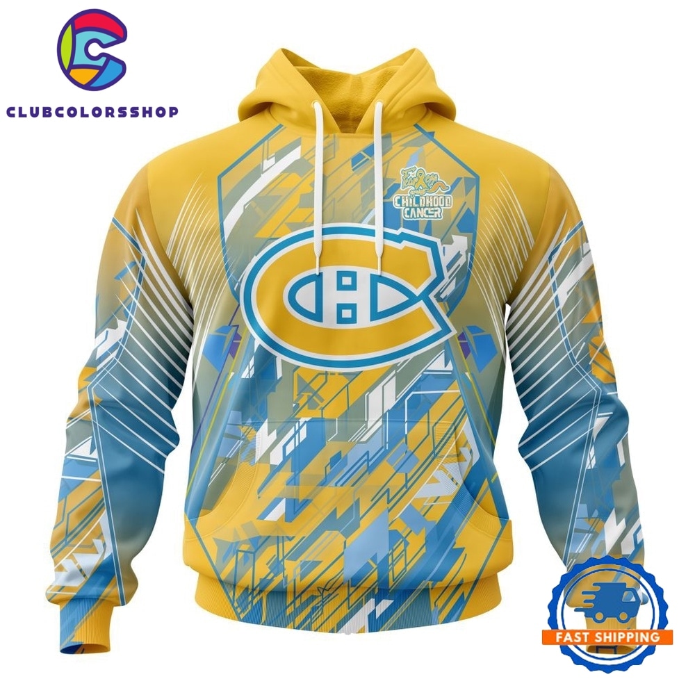 NHL Montreal Canadiens Specialized Design Fearless Against Childhood Cancers Hoodie, T Shirt