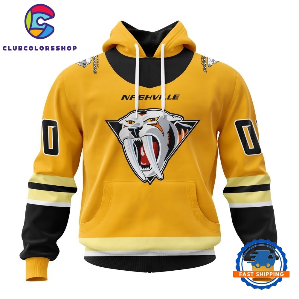 NHL Nashville Predators Reverse Retro Kits Hoodie, T Shirt