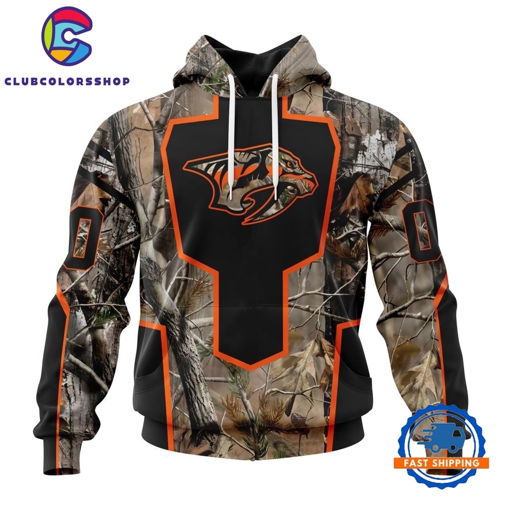 NHL Nashville Predators Special Camo Realtree Hunting Hoodie, T Shirt